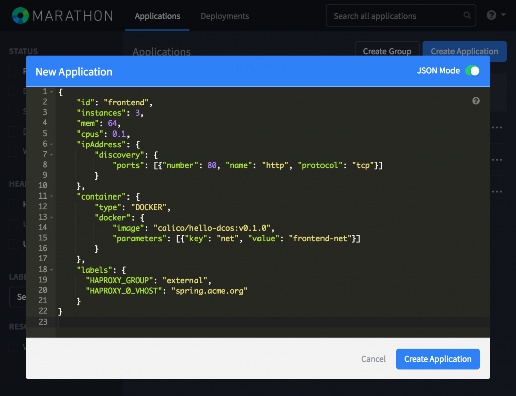 dcos-frontend-json