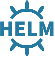 Helm logo, representing Kubernetes package management, relevant to ingress controller configuration