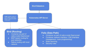 Calico block-level architecture diagram