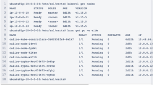 Code of cluster configuration