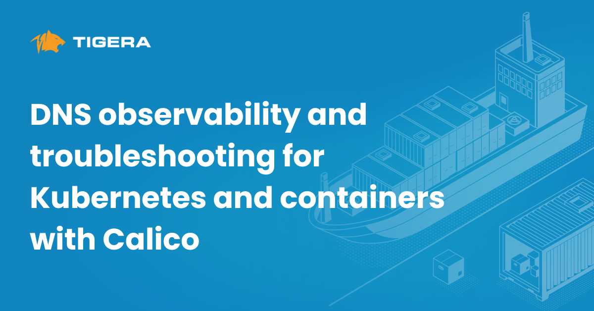 DNS observability and troubleshooting for Kubernetes and containers with Calico