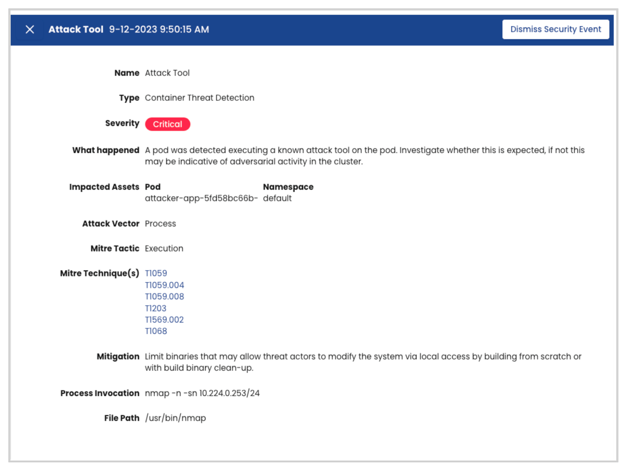 Figure: Detecting container threats across the Kubernetes ecosystem