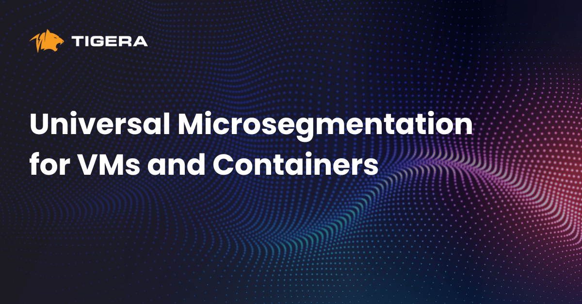 Universal Microsegmentation for VMs and Containers